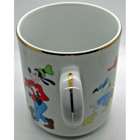 Walt Disney Productions Pinocchio Mickey   Coffe Mug Gold Trim Japan Characters - Picture 4 of 5